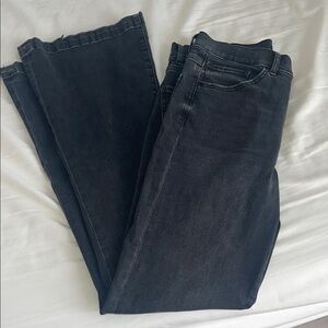 Express Black Flare Jeans